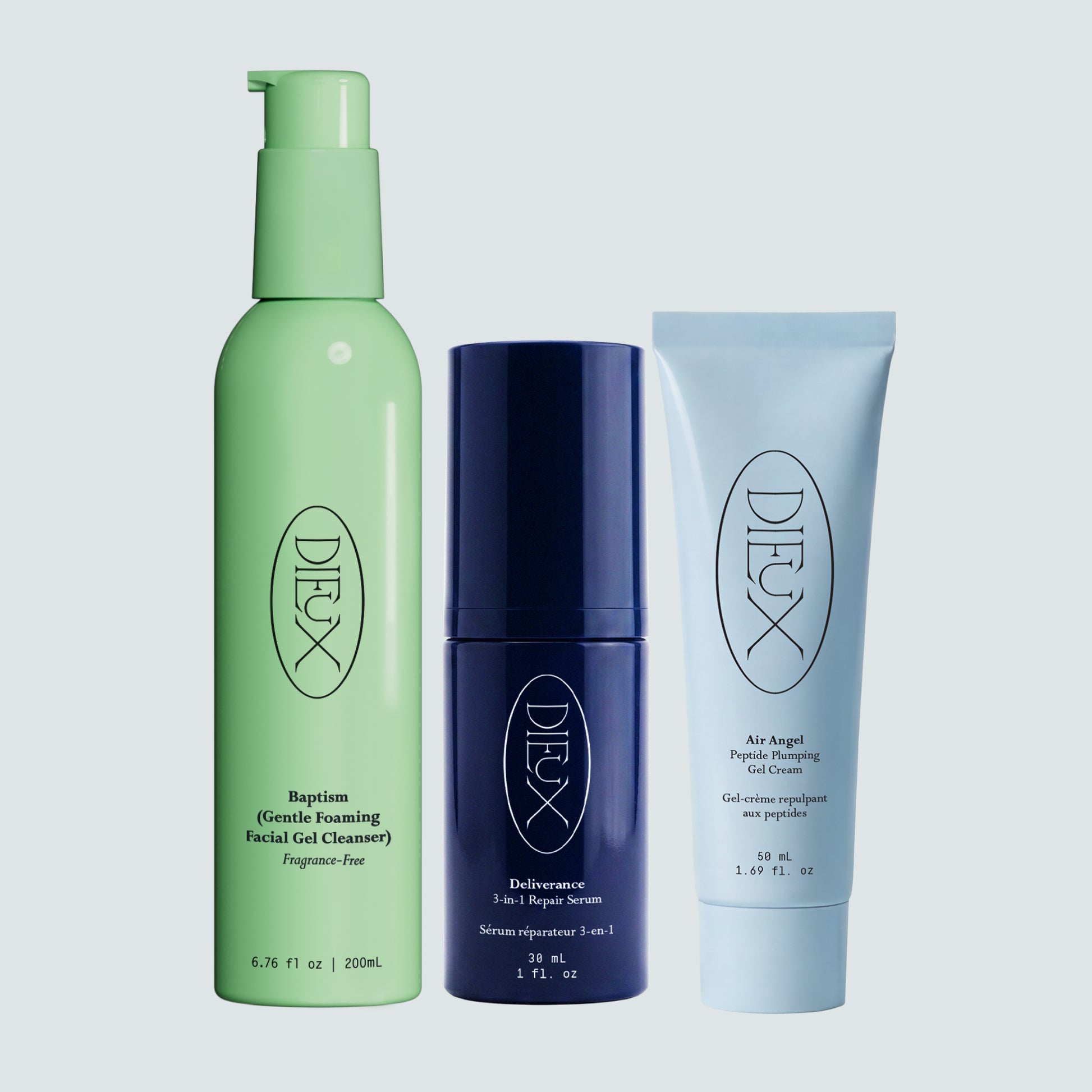 Dieux The Glow Ritual Light skincare bundle