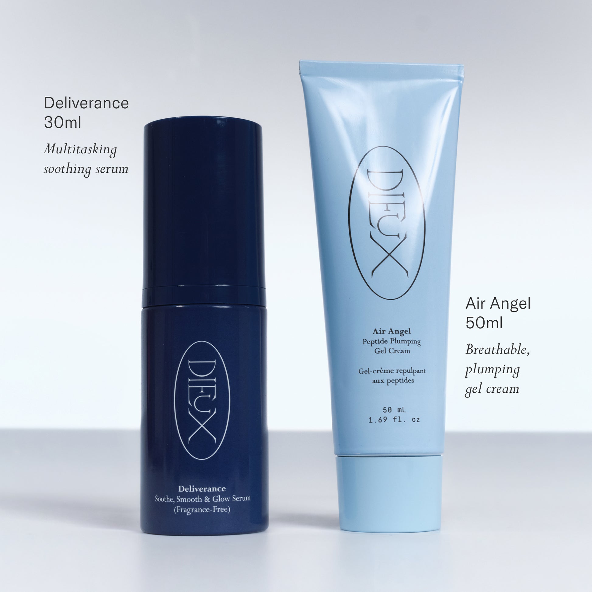 Dieux The Repair & Plump Duo skincare bundle