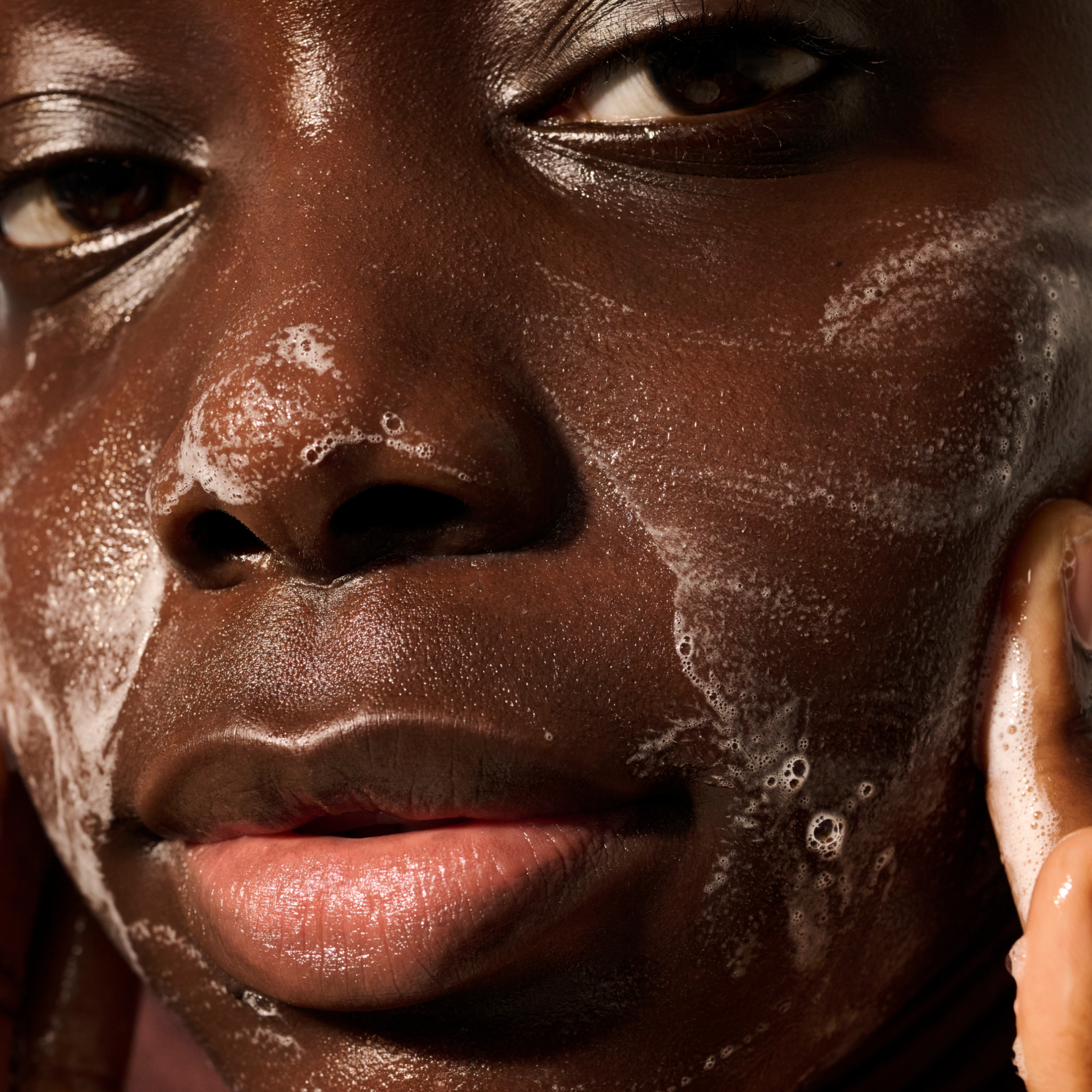 Baptism Gel Cleanser lathers into a rich, creamy foam.