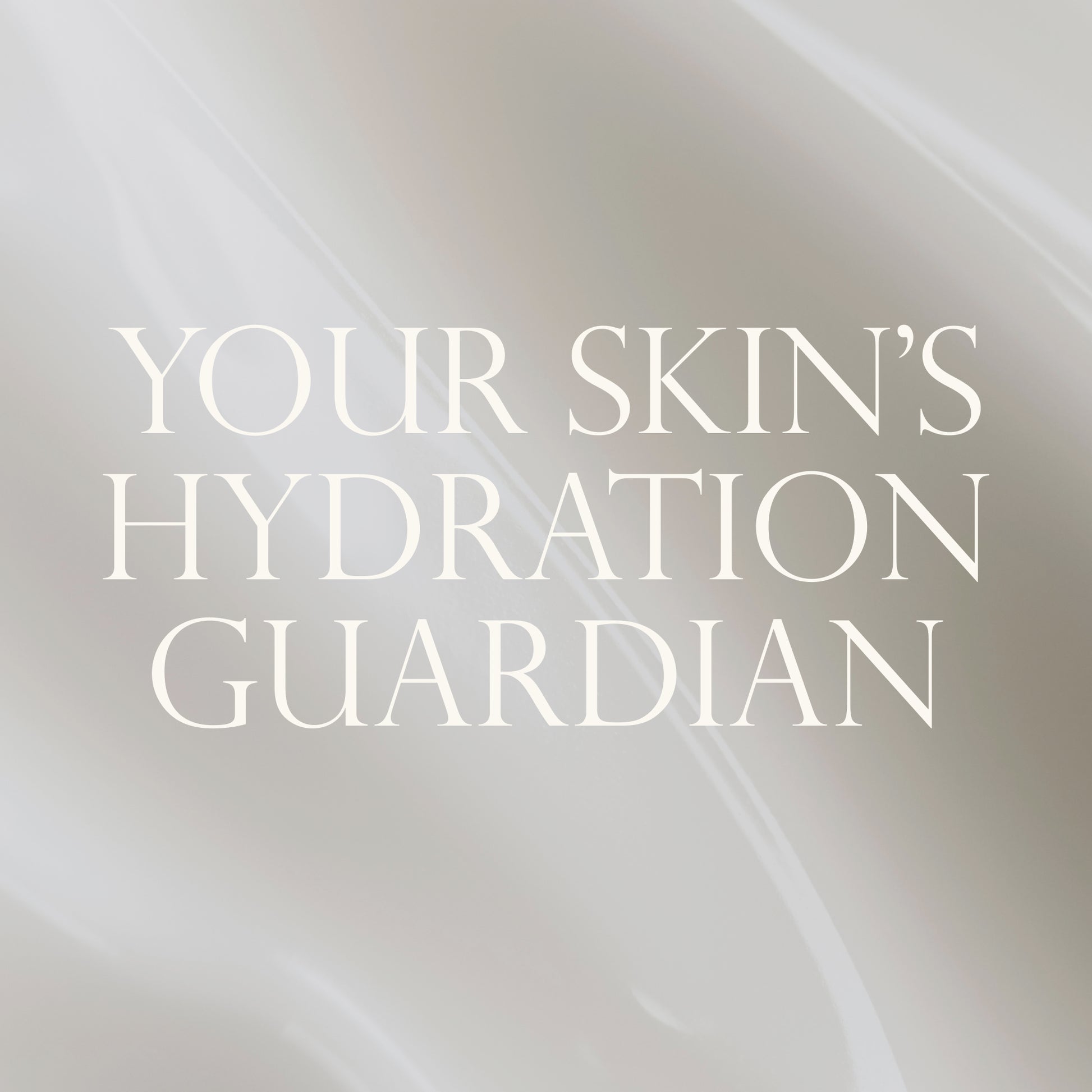 Swatch of Dieux Air Angel Gel Cream as the background.
Text: Your Skin's Hydration Guardian