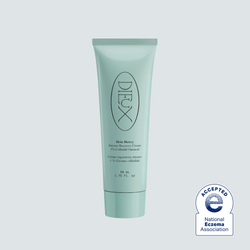 Dieux Skin Mercy Recovery Cream tube with National Eczema Association seal