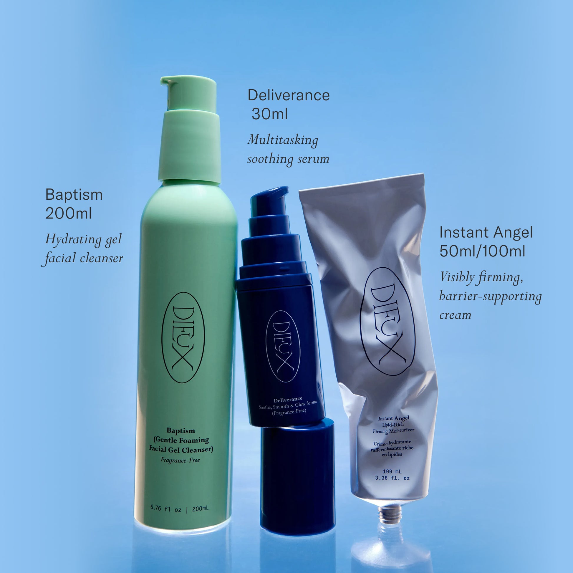 Dieux The Glow Ritual skincare bundle