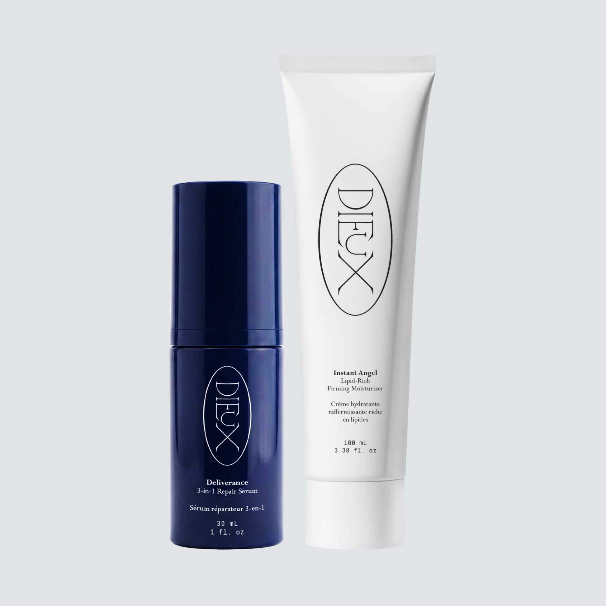 Dieux The Repair & Firm Duo skincare bundle