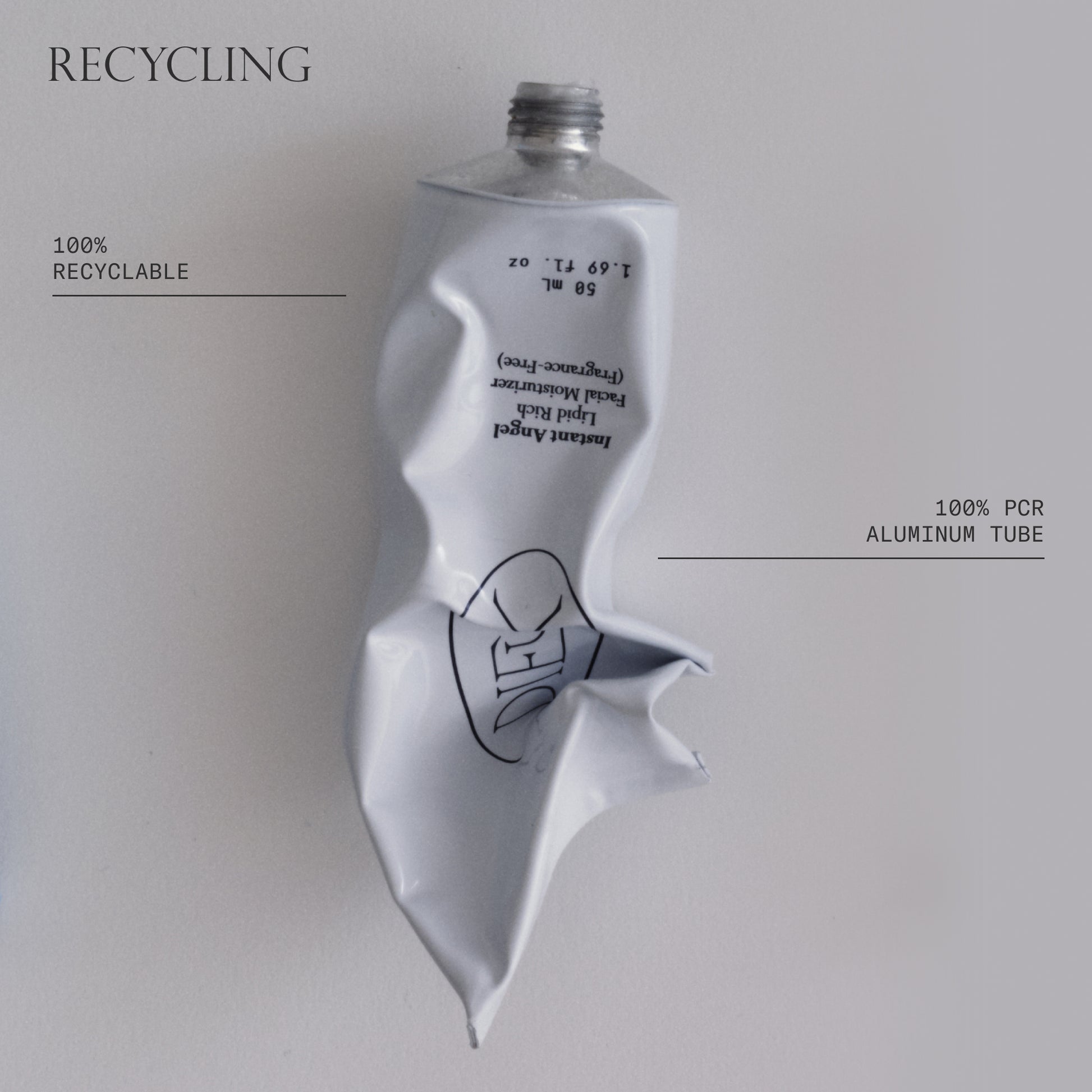 Recycling instructions for  Dieux's Instant Angel Lipid-Rich Firming Moisturizer 