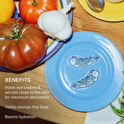 Benefits of Good Taste Forevery Eye Mask. Holds eye creams & serums close to the skin for maximum absorption. Visibly plumps fine lines. Boost hydration.