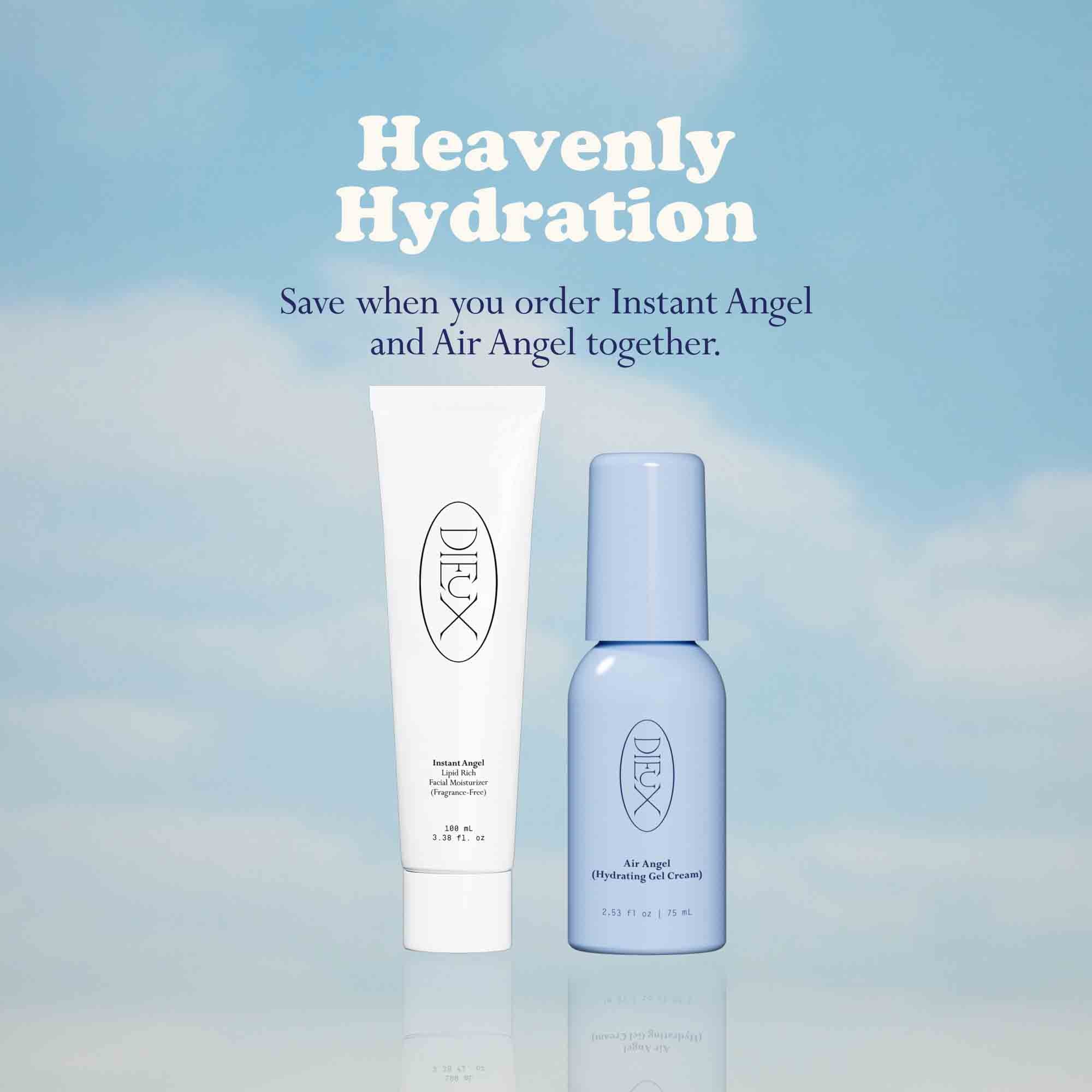 Heavenly Hydration: Instant Angel & Air Angel Moisturizing Set – Dieux Skin